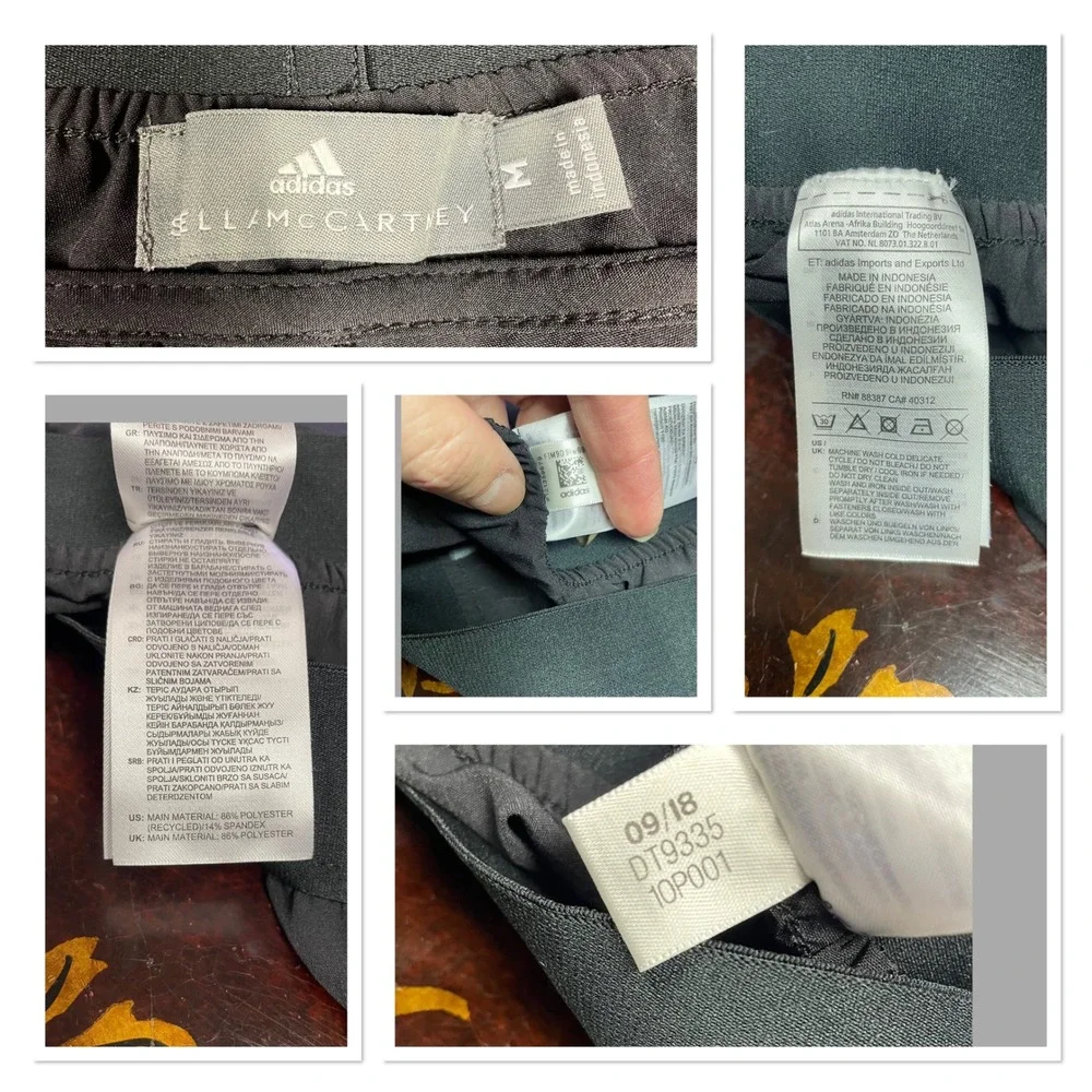 Adidas Stella McCartney Womens Black Performance Essential Shorts‎ Running Gym M
